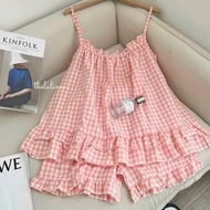 Women's 2-Piece Striped 2-Piece Sleepwear Set