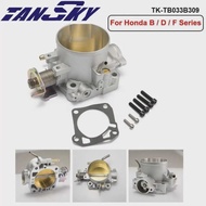 70mm Throttle Body For Honda Civic Acura Integra B16 B18 D16 F22 B20 D/B/H/F EG EK H22 Intake Manifo
