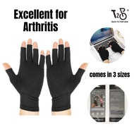 T2P Arthritis Gloves Compression Glove Rheumatoid Osteoarthritis Open Finger Thumb Office Kitchen