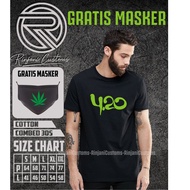 LGN T-SHIRT FREE MASK - 420 T-SHIRT - LINTING T-SHIRT