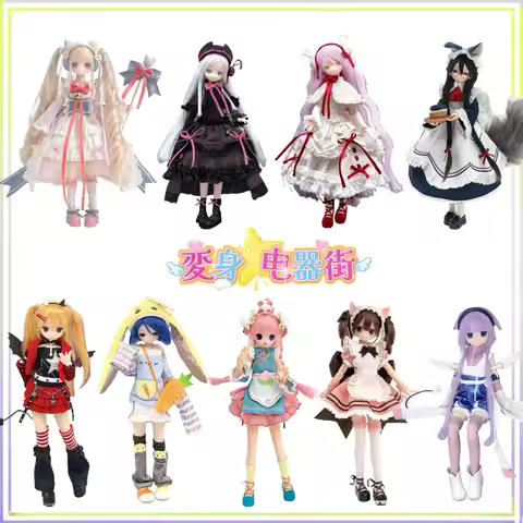 Spot Inven Oioi Studio Magic Girl Electrical Street Series 1/6 Bjd Blind Box Rubber Hair Transplant 