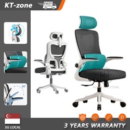 KT-zone Ergonomic Office Chair/Study Gaming Chair/Lumbar Support Chair Adjustable 3D Headrest /Computer Chair