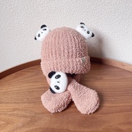 Mũ Len Tai Gấu Kèm Khăn Cho Bé từ 6 - 48 Tháng Tuổi M71 - shopnhatanh13