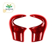 Gear Shift Cover Gear Shift Knob Cover Decorative Gear Shift Knob Cover forMINI Red Carbon