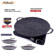 BBQ GRILL PLATE ROUND BBQ GRILL PLATE NON-STICK STEEL GRILL PLATE | BBQ PLATTER NON-STICK