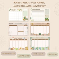 Aesthetic Planner | Monthly Planner | Weekly Planner | Lesson Schedule | Daily Planner | Aesthetic P