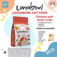 Loveabowl Premium Atlantic & Ocean Delight Cat Dry Food - Grain-Free Natural Flavor Variety Pack for