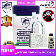 【READY STOCK MALAYSIA】 PADLOCK FINLAND SHIELD 💯 ORIGINAL HIGH GRADE  MOTORBIKE HOME WAREHOUSE INDUST