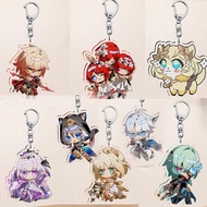 Honkai Star Rail Swordsman Game Keychain for Penoconny Robin Acheron Aventurine