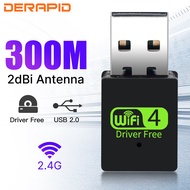 USB WiFi Adapter N300 RTL8192FM Chipset Mini USB2.0 Driver Free Wireless Network Card 802.11 N/g/b