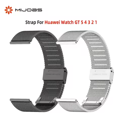 Metal Strap For Huawei Watch GT 5 4 3 2 1 Watchband For Huawei Watch GT 4 Smartwatch Stainless Steel
