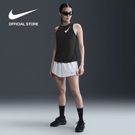 Nike Dri-FIT Womens One Tee - Black ไนกี้ เสื้อวิ่งผู้หญิง - ดำ