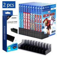 2 pcs/set for Playstation 4 PS4 Game CD Discs Storage Display Stand Bracket Holder Accessories for PS4 Slim Pro Game Disk Box