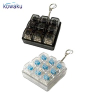 [vsrhkq] Keyboard Fidget Clicker Toy Keychain Decompression Button Finger Clicker Toy