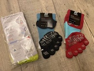 Tabio running 跑步五趾襪 phiten 足王