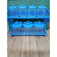 7-in-1 2-tier spice rack spice rack set 7-tier 2-tier spice rack/ 2-tier plastic spice rack/