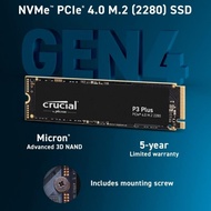 [DEFINE PC] Crucial P3 Plus GEN4X4 NVME SSD 1TB / 2TB / 500GB