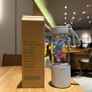 NEW Tumbler Starbucks x Disney Lilo and Stitch With Rubber Handle Original Starbucks Disney