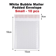 10 Pcs Small White Bubble Mailer Padded Envelope