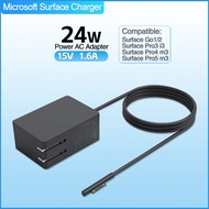 Microsoft Surface Go1 Go2 Go3 Charger 24W 5V 1.6A Power Supply Adapter fits Surface Pro 4 Core m3 Su