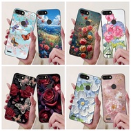 For Tecno Pop 2F B1c Case Popular Flower Butterfly Soft Black Silicone Shockproof Cover For Tecno Po