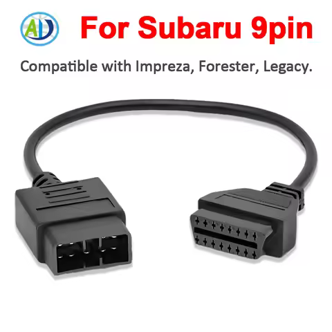 OBD2 Diagnostic Cable For Subaru 9pin OBD1 Adapter Connector for Subaru Impreza Forester Legacy OBDI