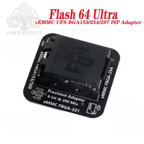 News F64 Flash 64 Ultra Box Full set For EMMC UFS BGA 153. UFS BGA 254, UFS BGA 297