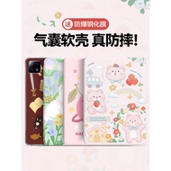 Zoyu xiaomi Tablet 6spro Protective Case 41.3cm xiaomi Tablet 5pro Protective Case 11 Soft Airbag Shock-resistant redmipad Redmi se Bracket 10.6 Cute Book New Style 4plus