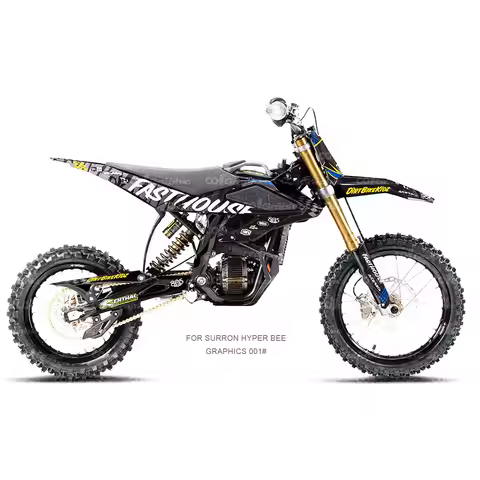 2025 Sur Hyper Bee Graphics electric Dirt bike stickers body decoration protection sticker film deca