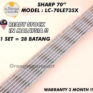 LC-70LE735X SHARP 70" LED TV BACKLIGHT(LAMPU TV) SHARP 70 INCH LED TV BACKLIGHT LC-70LE735 70LE735 7