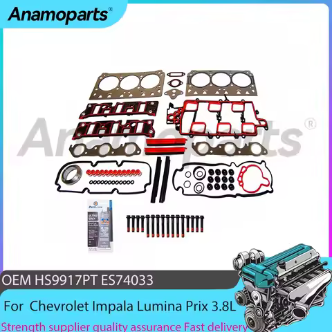 Engine Parts Full Gasket Set Head Bolt Kit Fit 3.8L V6 GAS For Chevrolet Impala Lumina Buick Regal P