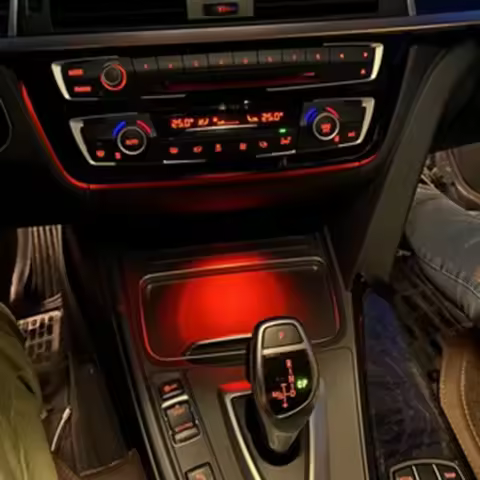 Car Interior Ashtray Light Upgrade Lamp For BMW F30 F31 F32 F33 F34 F36 F80 3 4 Series Central Cup H