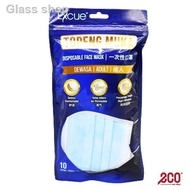 ✉Excue Disposable Face Mask - Adult‘s 10 IN 1 3 Ply