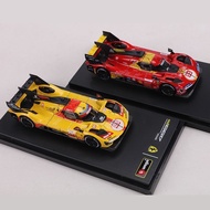 Burago 1/64 Ferrari 499P Le Mans 24H Alloy Diecast Car Model Toy Birthday Gift