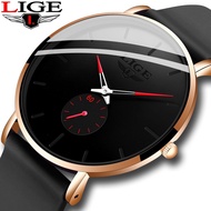 {Miracle Watch Store} LIGE ใหม่ซิลิโคนนาฬิกาบุรุษสบายๆแฟชั่นกีฬานาฬิกากันน้ำยอดนิยมแบรนด์หรูควอตซ์ผู้ชายนาฬิกา Relógio Masculino กล่อง