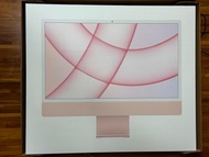 二手 iMac M1 24inch 粉紅色 4個連結埠A2438