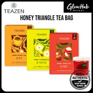 TEAZEN Honey Triangle Tea Bag 2g x 15T (Black Tea / Chamomile / Apple Tea) | honey tea bags