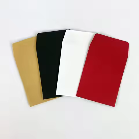 50pcs/lot Mini Envelope Jewelry Parts Storage Bag for Card Earring Necklace Bracelet Gift Packaging
