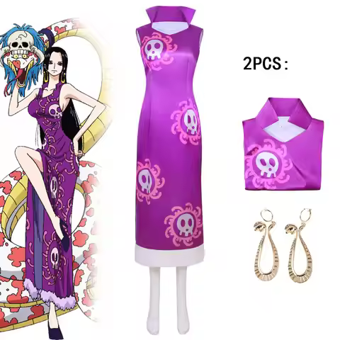 Role Play Cosplay Boa Hancock Women Anime Costume