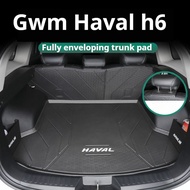 For Haval h6 hev 360° Full Surround Trunk Mat TPE Car Trunk Mat Rear Backrest Mat Scratch Resistant 