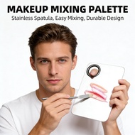 Mixer Palette Makeup Mixer Set Eyeshadow Palette + Stainless Spatula Tools Box