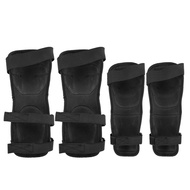 【PUR】-4Pcs Motorcycle Knee Guard Knee Protector Support Knee Pads Safety Protective Gear Universal Motocross Cycling Elbow Protector