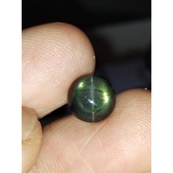 Obsidian Memonatural 8 x 8 x 4 mm 1.99 Ct Dark Green Round Cabochon Bulat Acc BIC201529209