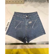 CNN-666 Denim Jeans Short Pants Highwaist Wanita YB-22217