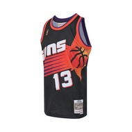 เสื้อเชียร์บาสเกตบอลวินเทจรุ่น 2024 ฉบับแฟนพันธุ์แท้ของ Phoenix Suns (สตีฟ เนช) สีดำ SMJYGS18203-PSU