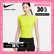 Nike Dri-FIT Womens Swift ADV Running with Reflective Accents Top - Cyber [IM5952-389]