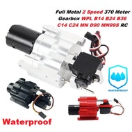 Upgrade Metal Gearbox 2 Speed Mn Wpl with 370 Strong Magnet Motor WPL B14 B24 B36 C14 C24 MN D90 MN9