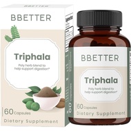 BBETTER Triphala – Ayurvedic Herbal Supplement with Amla, Haritaki & Bibhitaki for Occasional Consti