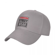 New Available VISION STREET WEAR Baseball Cap Men Women Fashion Polyester Adjustable Solid Color Curved Brim Hat Unisex