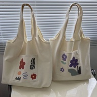 Canvas Bag Female 2023 New Large Capacity Student Shoulder Bag Ins Sen Harajuku Korean Joker Handbag